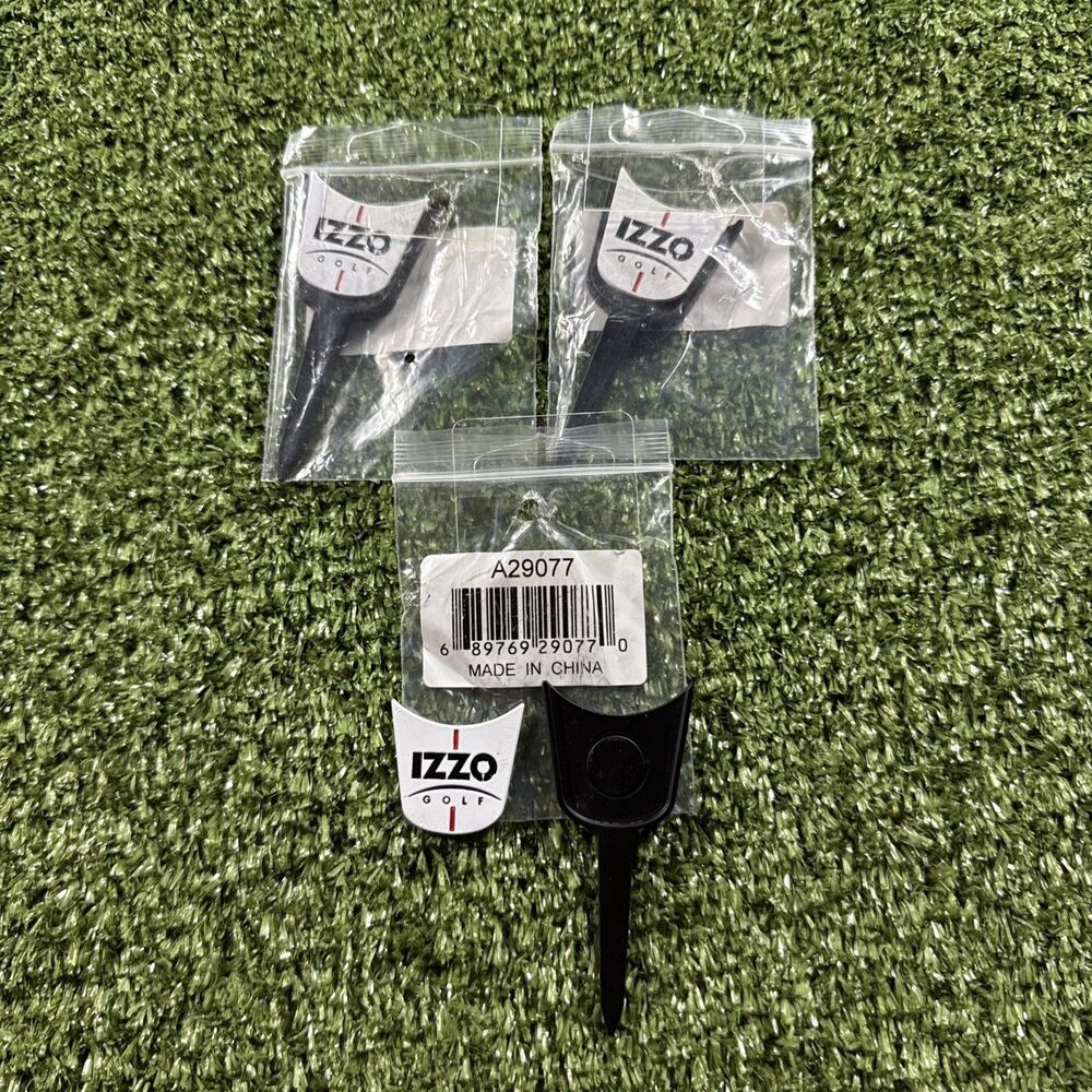 Lot Of 3 IZZO GOLF multi Tool. Magnetic Ball Marker, Cigar Stand And Divot Tool!
